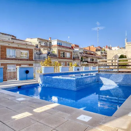 Blueground La Bonanova Doorman Rooftop Pool Bcn-115 *