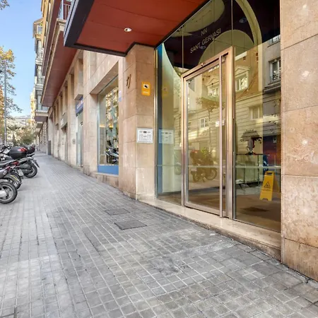 דירה Blueground La Bonanova Doorman Rooftop Pool Bcn-115